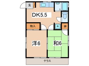 ドミ－ル愛の物件間取画像